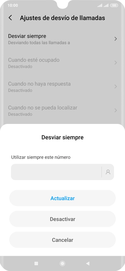 Pulsa Desactivar. Pulsa Desactivar.
