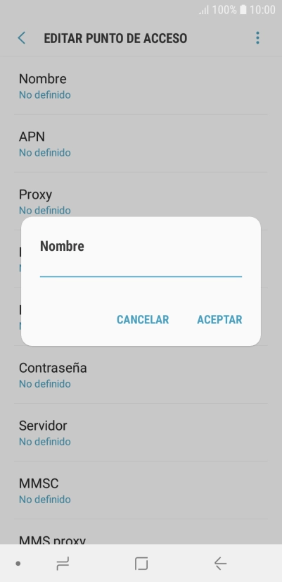 Introduce Vodafone Internet y pulsa ACEPTAR. Introduce Vodafone Internet y pulsa ACEPTAR.