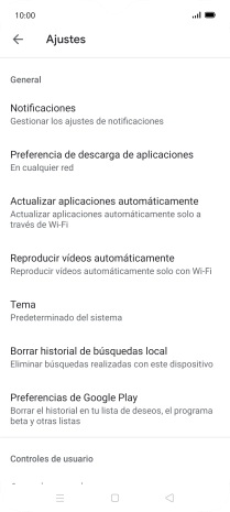 Pulsa Actualizar aplicaciones automáticamente. Pulsa Actualizar aplicaciones automáticamente.