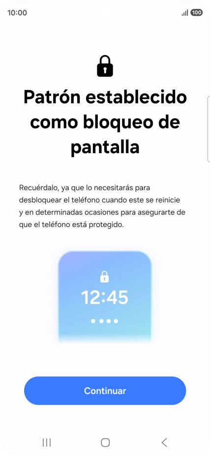 Pulsa Continuar.