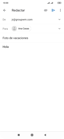 Pulsa el icono de anexos. Pulsa el icono de anexos.