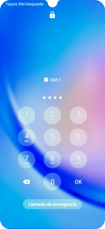Si lo solicita el teléfono, introduce el código PIN y pulsa OK. Si lo solicita el teléfono, introduce el código PIN y pulsa OK.