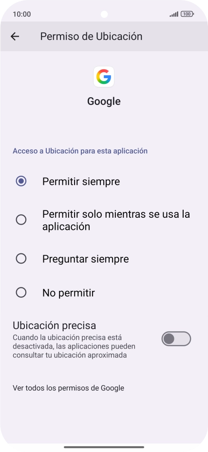 Pulsa el ajuste deseado. Pulsa el ajuste deseado.
