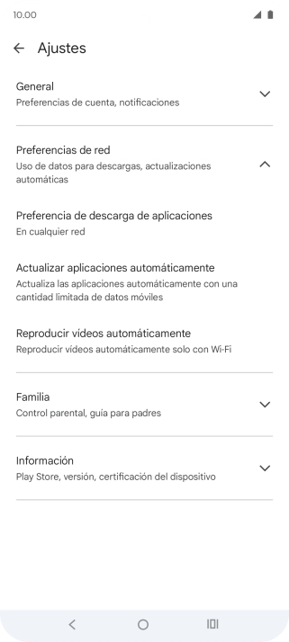 Pulsa Actualizar aplicaciones automáticamente. Pulsa Actualizar aplicaciones automáticamente.