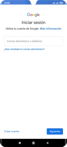 Si no tienes una cuenta de Google, pulsa Crear cuenta y sigue las indicaciones de la pantalla para ver cómo crear una cuenta nueva. Si no tienes una cuenta de Google, pulsa Crear cuenta y sigue las indicaciones de la pantalla para ver cómo crear una cuenta nueva.