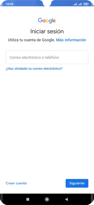 Si no tienes una cuenta de Google, pulsa Crear cuenta y sigue las indicaciones de la pantalla para ver cómo crear una cuenta nueva. Si no tienes una cuenta de Google, pulsa Crear cuenta y sigue las indicaciones de la pantalla para ver cómo crear una cuenta nueva.