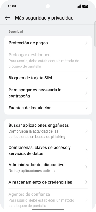 Pulsa Bloqueo de tarjeta SIM. Pulsa Bloqueo de tarjeta SIM.