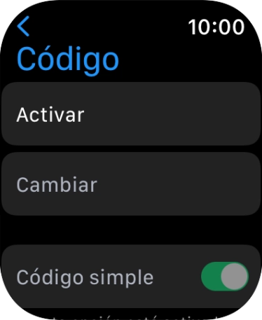 Pulsar Activar e introducir un código de seguridad de libre elección dos veces consecutivas. Pulsar Activar e introducir un código de seguridad de libre elección dos veces consecutivas.