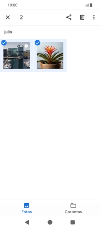 Pulsa el icono de compartir. Pulsa el icono de compartir.