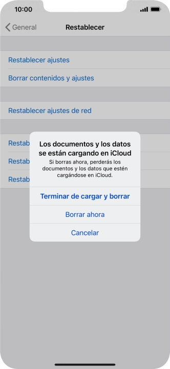 Pulsa Borrar ahora. Pulsa Borrar ahora.