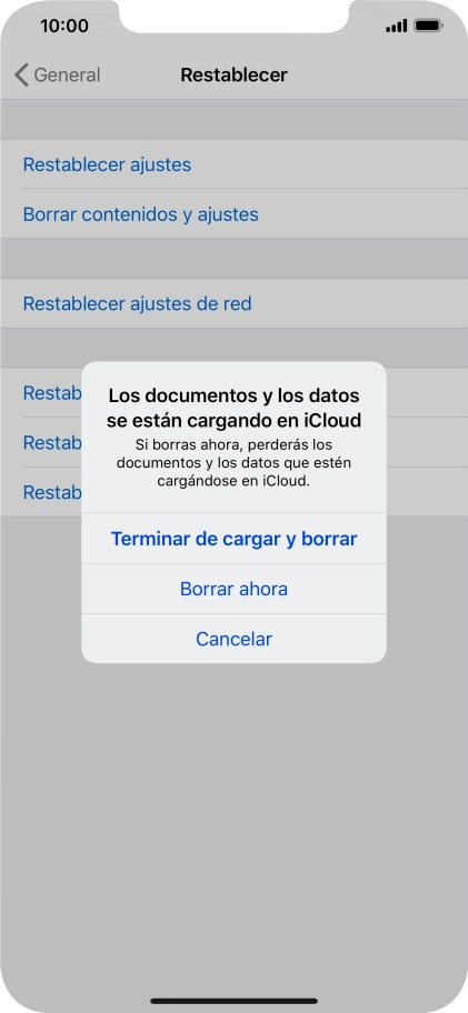 Pulsa Borrar ahora. Pulsa Borrar ahora.