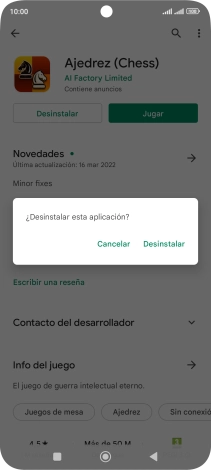 Pulsa Desinstalar. Pulsa Desinstalar.