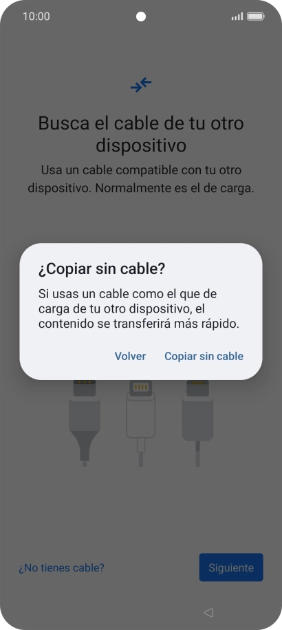 Pulsa Copiar sin cable. Pulsa Copiar sin cable.