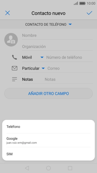 Pulsa Teléfono.
