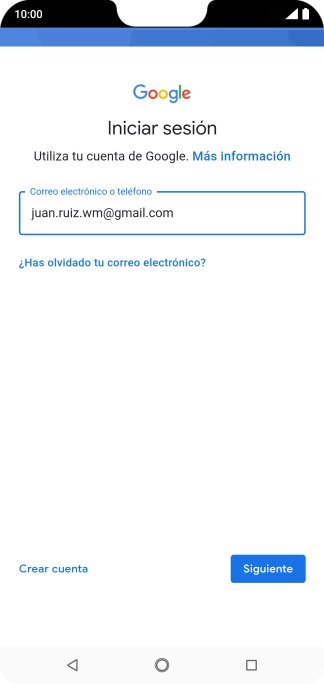 Pulsa Siguiente.