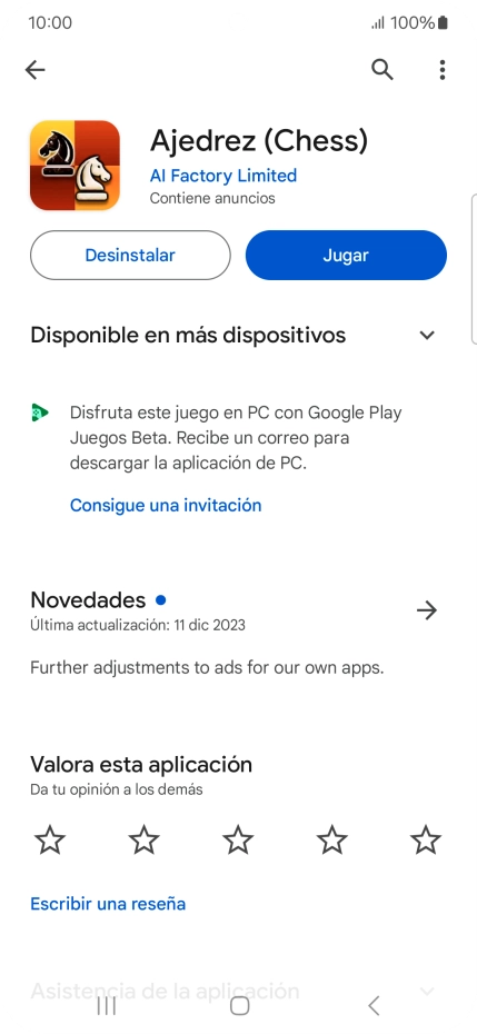 Pulsa Desinstalar. Pulsa Desinstalar.