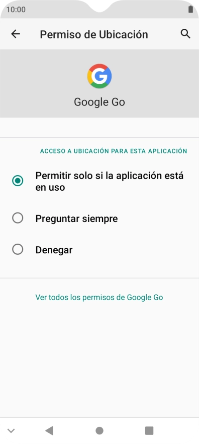 Pulsa el ajuste deseado. Pulsa el ajuste deseado.