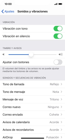 Pulsa Tono de llamada. Pulsa Tono de llamada.