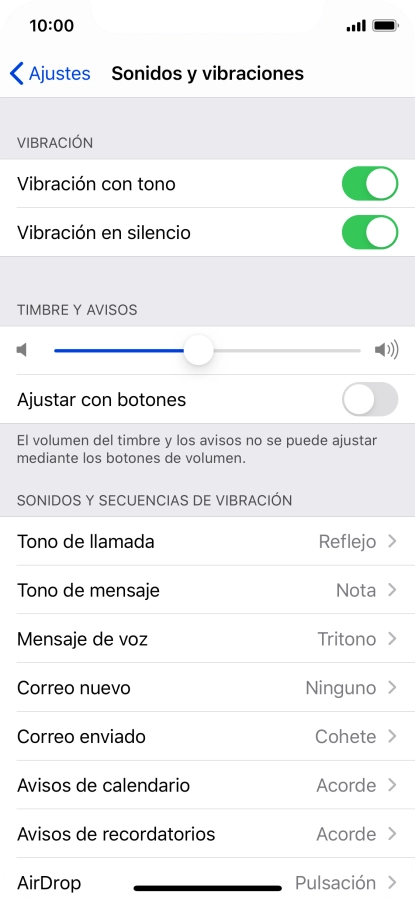 Pulsa Tono de llamada. Pulsa Tono de llamada.