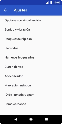 Pulsa Buzón de voz.