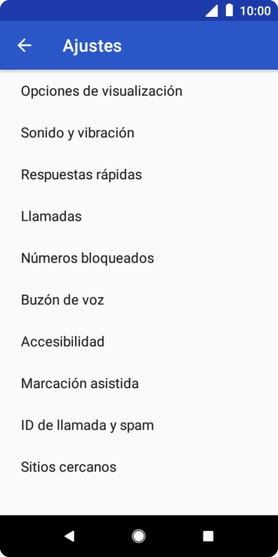 Pulsa Buzón de voz.