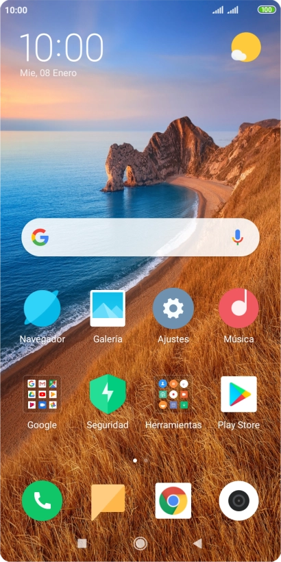 Cuando el icono de carga de batería aparece en la pantalla, el teléfono se está cargando. Cuando el icono de carga de batería aparece en la pantalla, el teléfono se está cargando.