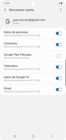 Pulsa la tecla de inicio para terminar y regresar a la pantalla de inicio.