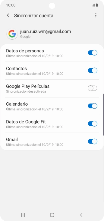 Pulsa la tecla de inicio para terminar y regresar a la pantalla de inicio.
