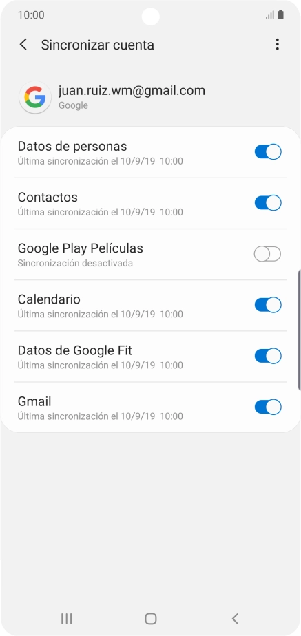 Pulsa la tecla de inicio para terminar y regresar a la pantalla de inicio.