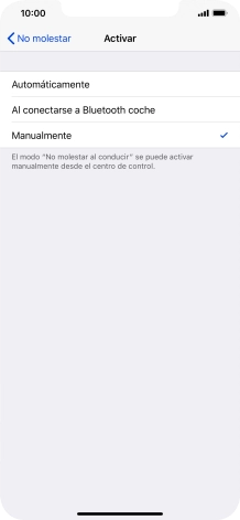 Pulsa el ajuste deseado. Pulsa el ajuste deseado.