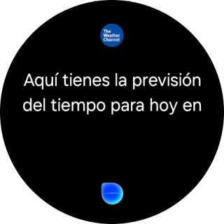 Pulsa el botón de inicio durante unos instantes para activar la función de control por voz.