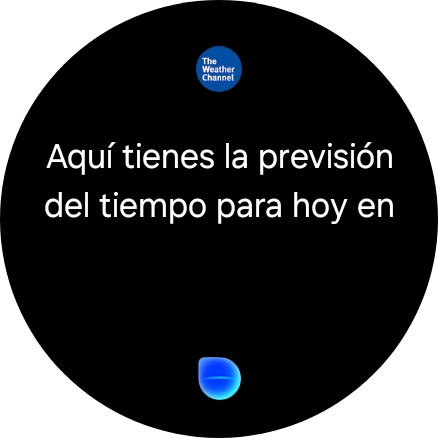 Pulsa el botón de inicio durante unos instantes para activar la función de control por voz.