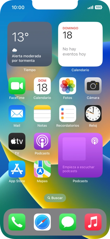 Si utilizas un grupo de widgets: Desliza el dedo hacia arriba o hacia abajo sobre el grupo para seleccionar el widget deseado. Si utilizas un grupo de widgets: Desliza el dedo hacia arriba o hacia abajo sobre el grupo para seleccionar el widget deseado.