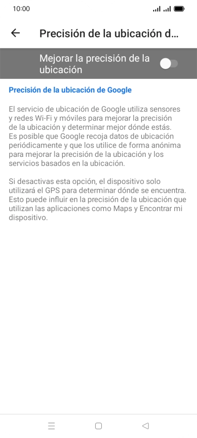 Si pulsas el indicador junto a Si pulsas el indicador junto a