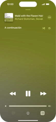 Pulsa el icono de reproducción aleatoria para activar o desactivar la función. Pulsa el icono de reproducción aleatoria para activar o desactivar la función.