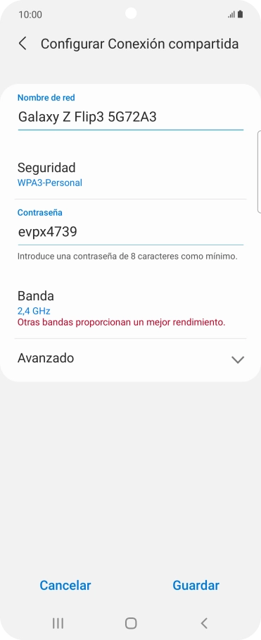 Pulsa en el campo bajo 