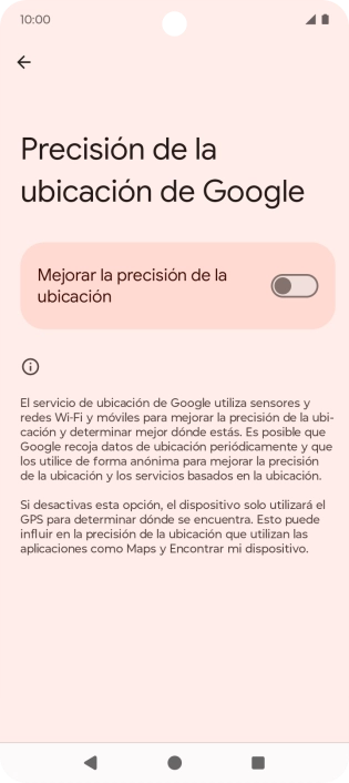 Si pulsas el indicador junto a Si pulsas el indicador junto a