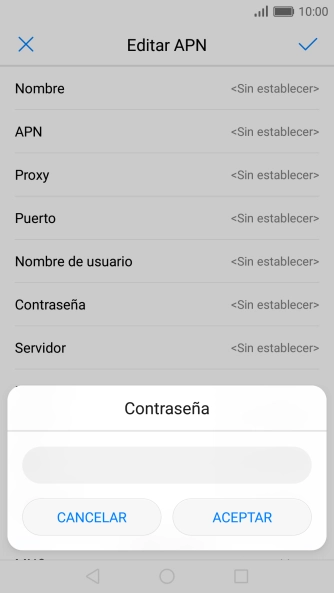 Introduce wap125 y pulsa ACEPTAR.