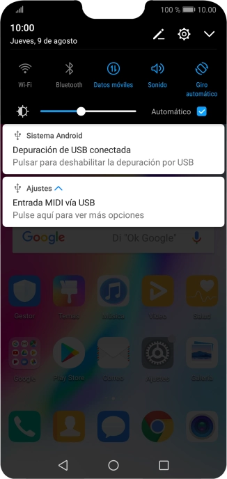 Pulsa Pulse aquí para ver más opciones.