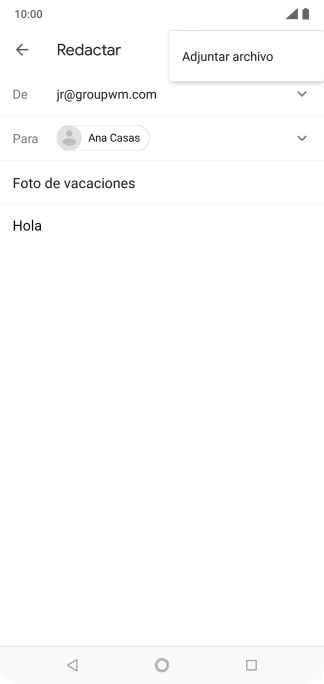 Pulsa Adjuntar archivo. Pulsa Adjuntar archivo.