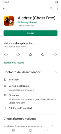 Pulsa la tecla de inicio para terminar y regresar a la pantalla de inicio.