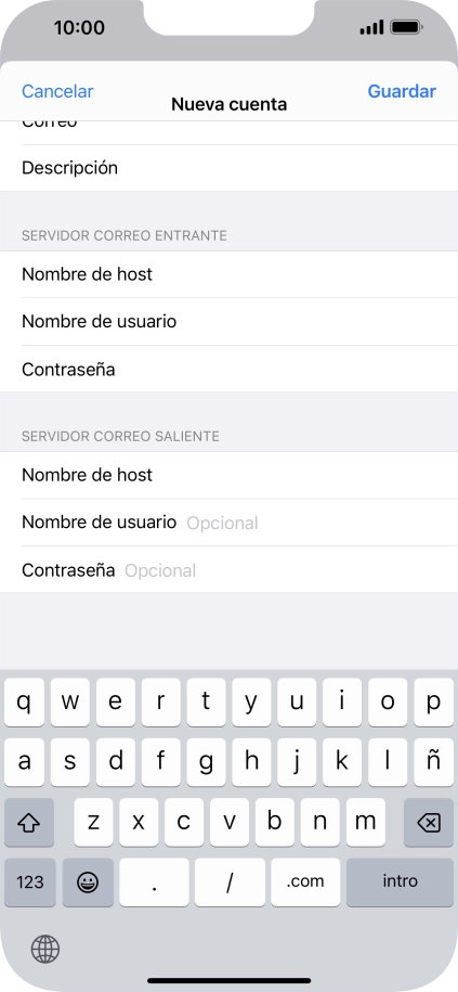 Pulsa Guardar. Ahora se ha configurado tu cuenta de correo electrónico. Si deseas seleccionar más ajustes del servidor de correo de entrada o de salida, continúa con los pasos siguientes. Pulsa Guardar. Ahora se ha configurado tu cuenta de correo electrónico. Si deseas seleccionar más ajustes del servidor de correo de entrada o de salida, continúa con los pasos siguientes.