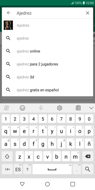 Introduce el nombre del tema o de la app y pulsa el icono de búsqueda. Introduce el nombre del tema o de la app y pulsa el icono de búsqueda.