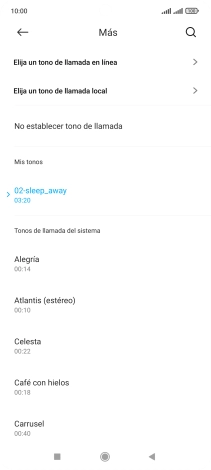 Pulsa la tecla de inicio para terminar y regresar a la pantalla de inicio. Pulsa la tecla de inicio para terminar y regresar a la pantalla de inicio.