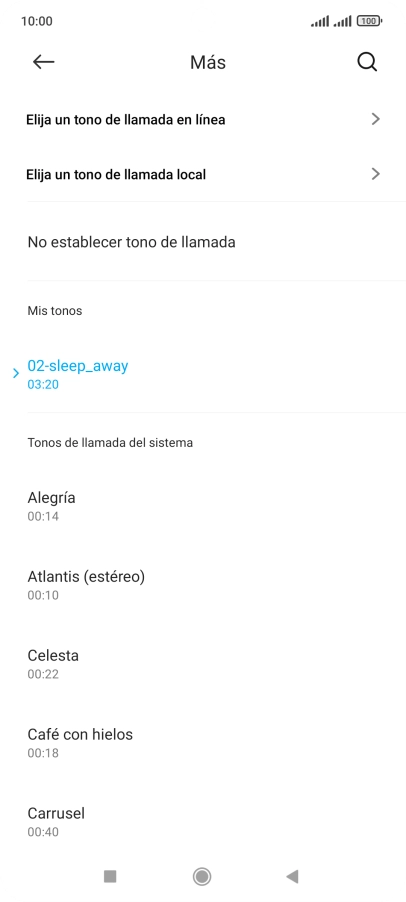 Pulsa la tecla de inicio para terminar y regresar a la pantalla de inicio. Pulsa la tecla de inicio para terminar y regresar a la pantalla de inicio.