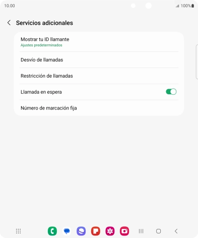 Pulsa Número de marcación fija.