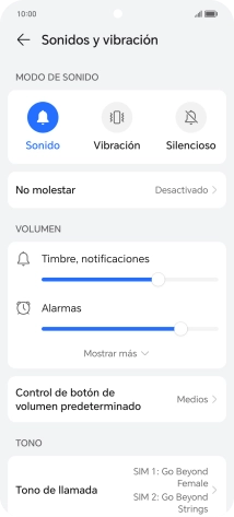 Pulsa Tono de llamada. Pulsa Tono de llamada.