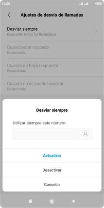 Pulsa Desactivar. Pulsa Desactivar.