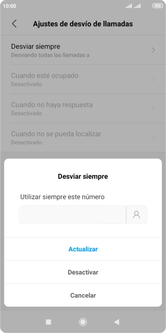 Pulsa Desactivar. Pulsa Desactivar.