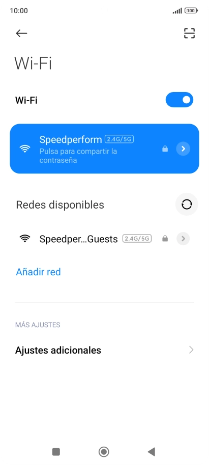 Pulsa la tecla de inicio para terminar y regresar a la pantalla de inicio.